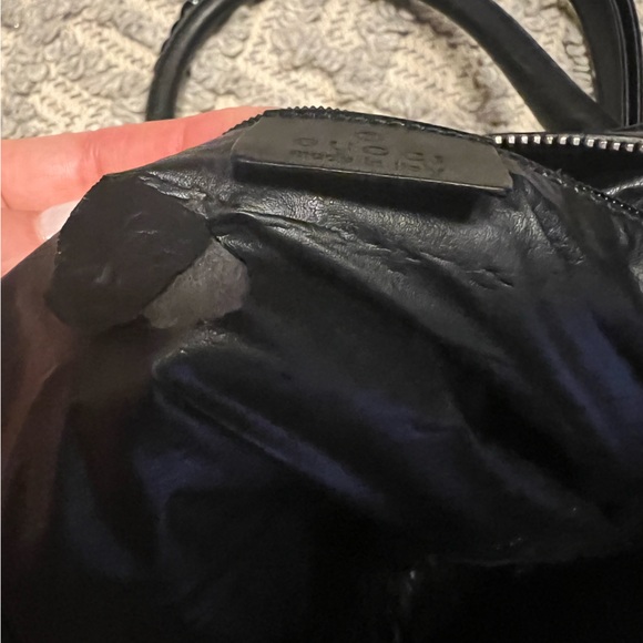 Brown & Black Bag 100% AUTHENTIC GUCCI Original $900 SALE Vintage Condition! - Picture 8 of 14